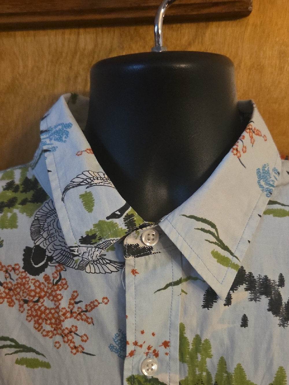 Serenity Firefly Hoban Wash Washburne Hawaiian Dinosaur Leaf Shirt Men’s 2XL - Picture 2 of 6